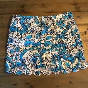 NEW WITH TAGS Lilly Pulitzer Scalloped Skort